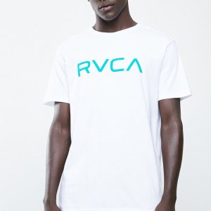 Big RVCA Cotton Tee - White